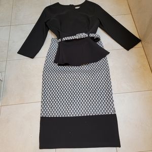 Vintage Top And Skirt With Matching Belt (see measurements)